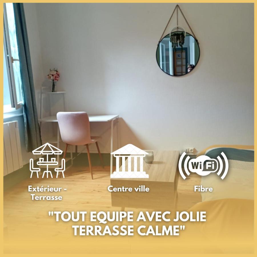 La Terrasse Zen: Cozy Apartment in Central Vichy Exterior photo